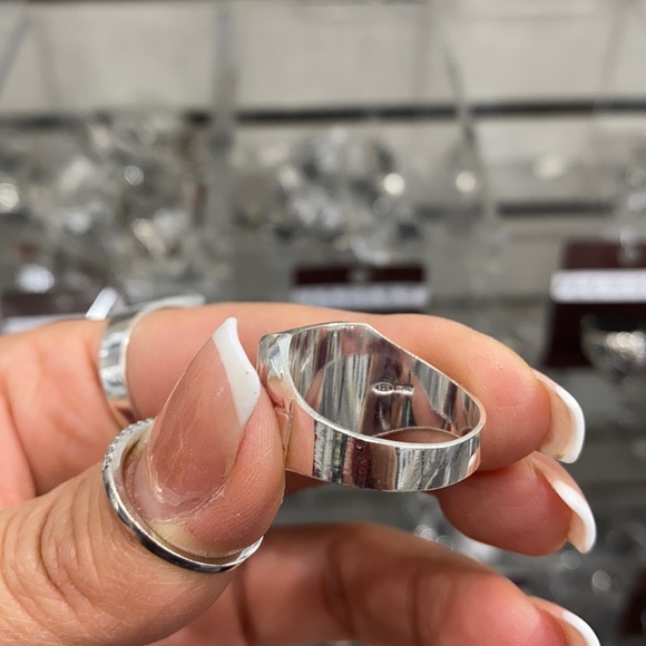 Men's Signet Ring 14mm size 7 8 9 10 11 12 13 - Picture 7 of 9